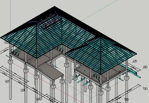 ห้องน้ำสาธารณะที่ก่อสร้างแล้วเสร็จ